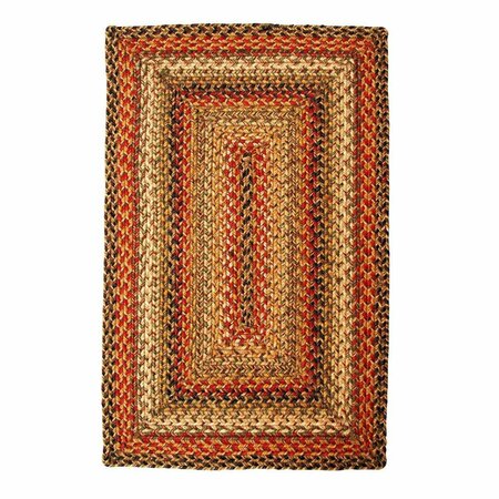 HOMESPICE DECOR 10 x 10 in. Kingston Jute Braided Rugs, Beige 565099